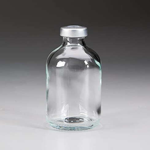 Sealed Laboratory Injection Vial 50ml x (5 Pack)