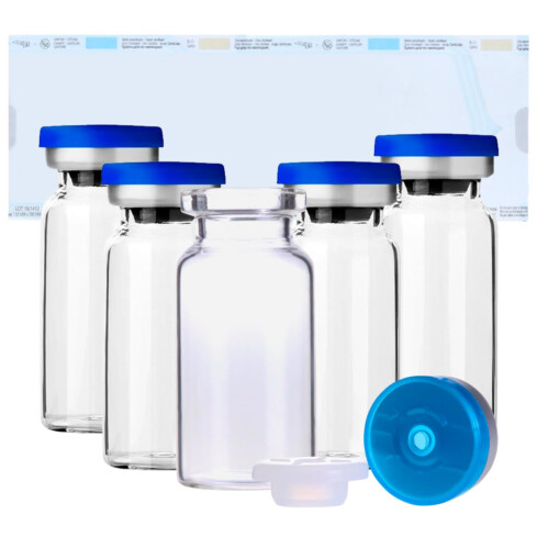 Sealed Laboratory Injection Vial 10ml x 5 Pack
