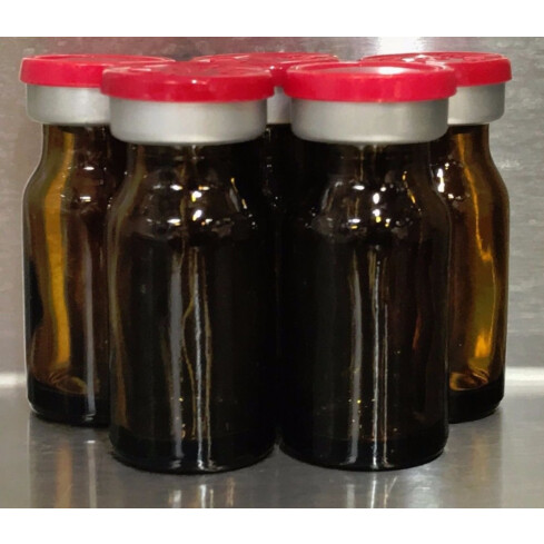 10ml Sterile Glass Amber Vials 25pack