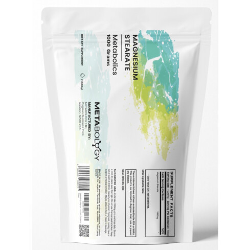 Metabology Magnesium Stearate Powder, Bulk Excipients
