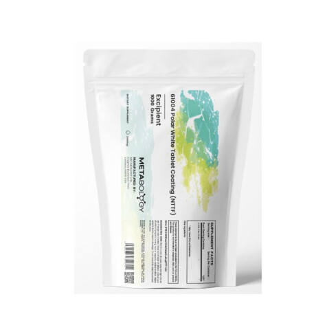 Metabology 61004 Polar White Tablet Coating (NTTF), 1000 Grams