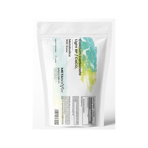 Metabology Calcium Carbonate Light BP, 1000 Grams