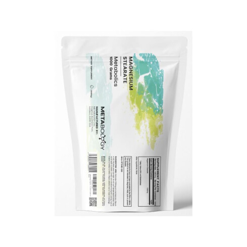 Metabology Magnesium Stearate BP, 1000 Grams