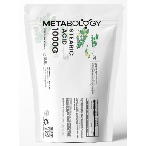 Metabology Stearic Acid Powder, Bulk Excipients