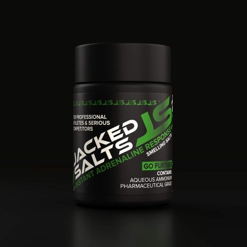 JackeD Salts - Instant Adrenaline Response ® - Smelling Salts for Professional Athletes, Bodybuilding, Weight Lifting, Track and Field Sports (Ammonium Carbonate)
