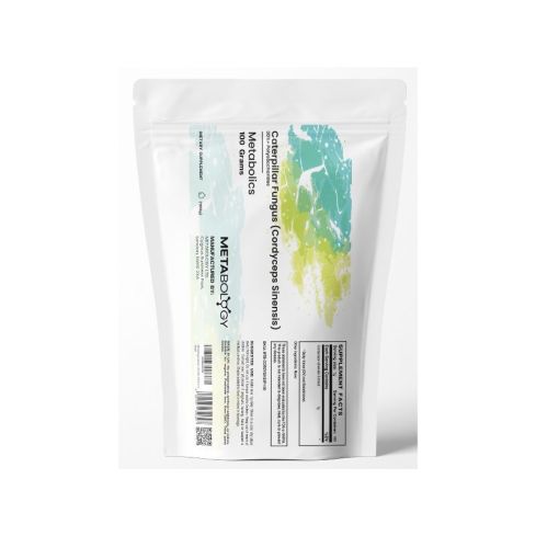 Metabology Caterpillar Fungus (Cordyceps Sinensis) | 30%+ Polysaccharides, 100 Grams