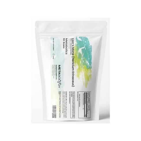 Lion’s Mane (Hericium Erinaceus) | 30%+ Polysaccharides - Powder, 50g